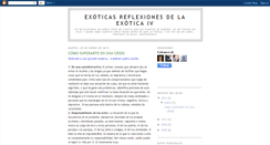 Desktop Screenshot of laexoticaiv.blogspot.com