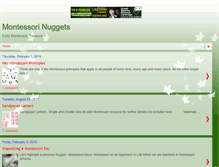 Tablet Screenshot of montessorinuggets.blogspot.com