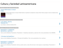 Tablet Screenshot of culturaysociedadlatinoamericana.blogspot.com