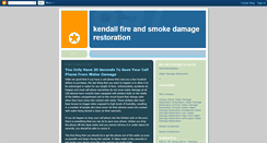 Desktop Screenshot of kendallfireandsmokedamage.blogspot.com