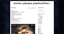 Desktop Screenshot of maniespipoqaspapitasfritas.blogspot.com