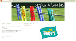Desktop Screenshot of grapesandlaundry.blogspot.com