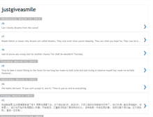 Tablet Screenshot of justgiveasmile.blogspot.com