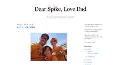 Desktop Screenshot of dearspikelovedad.blogspot.com