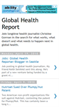 Mobile Screenshot of globalhealthreport.blogspot.com