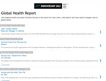 Tablet Screenshot of globalhealthreport.blogspot.com