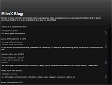 Tablet Screenshot of milerx.blogspot.com