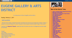 Desktop Screenshot of eugenegallerydistrict.blogspot.com