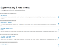 Tablet Screenshot of eugenegallerydistrict.blogspot.com