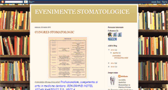 Desktop Screenshot of evenimentestomatologice.blogspot.com