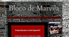 Desktop Screenshot of blocodemarvila.blogspot.com