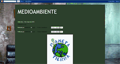 Desktop Screenshot of ambiente-medioambiente.blogspot.com