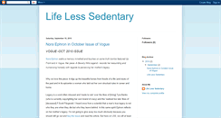 Desktop Screenshot of lifelesssedentary.blogspot.com