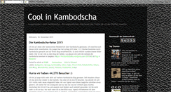 Desktop Screenshot of cool-in-kambodscha.blogspot.com