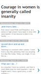 Mobile Screenshot of courageousinsanity.blogspot.com