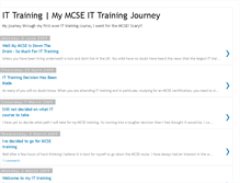 Tablet Screenshot of ittrainingme.blogspot.com