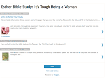 Tablet Screenshot of estherstudytogether.blogspot.com