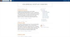 Desktop Screenshot of grammar-syntax-errors.blogspot.com