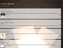 Tablet Screenshot of mentoringforcoaches.blogspot.com