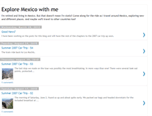 Tablet Screenshot of exploremexicowithme.blogspot.com