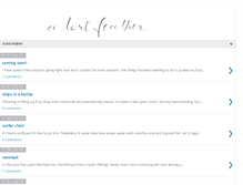 Tablet Screenshot of alostfeather.blogspot.com