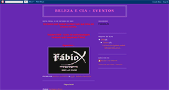 Desktop Screenshot of belezaeciaeventos.blogspot.com