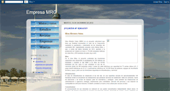 Desktop Screenshot of empresamrg.blogspot.com