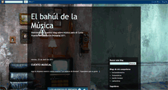 Desktop Screenshot of elbahuldelamusica.blogspot.com