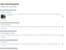Tablet Screenshot of misshealthypants.blogspot.com