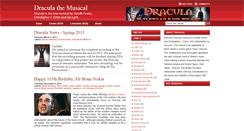 Desktop Screenshot of draculathemusical.blogspot.com