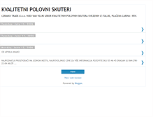 Tablet Screenshot of polovniskuteri.blogspot.com