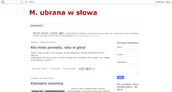Desktop Screenshot of dziennik-madame.blogspot.com