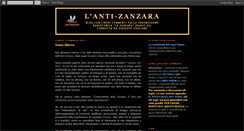 Desktop Screenshot of antizanzara.blogspot.com