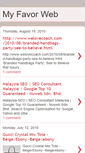 Mobile Screenshot of favorweb.blogspot.com