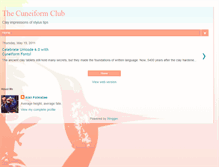 Tablet Screenshot of cuneiformclub.blogspot.com