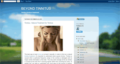 Desktop Screenshot of beyondtinnitus.blogspot.com