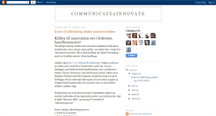 Desktop Screenshot of communicate2innovate.blogspot.com