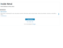 Tablet Screenshot of insidemetal.blogspot.com