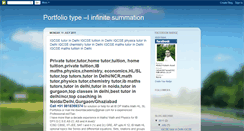 Desktop Screenshot of portfoliotypeinfinitesummation.blogspot.com