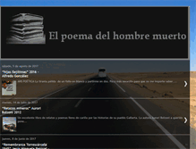 Tablet Screenshot of elpoemadelhombremuerto.blogspot.com