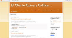 Desktop Screenshot of clienteopina.blogspot.com