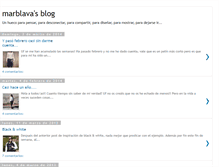 Tablet Screenshot of marblavablog.blogspot.com