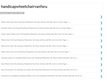 Tablet Screenshot of handicapwheelchairvanforu.blogspot.com