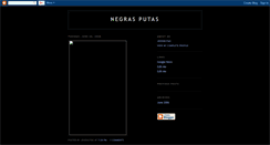 Desktop Screenshot of negras-putas.blogspot.com