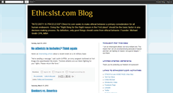 Desktop Screenshot of ethics1st.blogspot.com