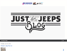 Tablet Screenshot of justforjeeps.blogspot.com