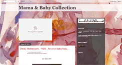 Desktop Screenshot of mamababycollection.blogspot.com