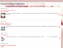 Tablet Screenshot of mamababycollection.blogspot.com