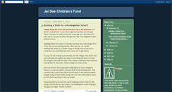 Desktop Screenshot of jaideechildrensfund.blogspot.com