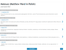 Tablet Screenshot of matthewinpolish.blogspot.com